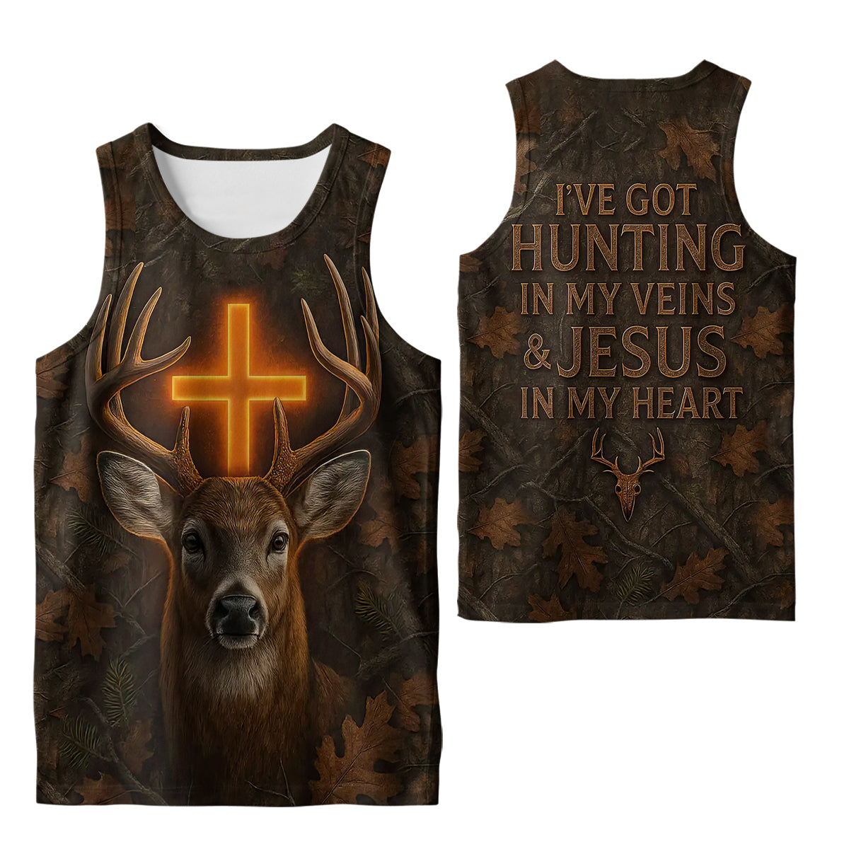Christian Deer Hunting T-Shirt - Faith & Hunting Design