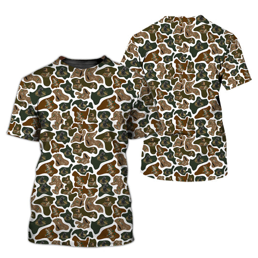 Duck Hunting Camo Pullover, Retriever Dog Hunter Gift