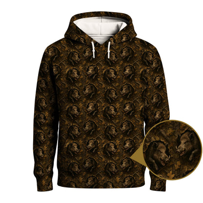 Wild Boar Hunting Shirt, Hog Camo Art