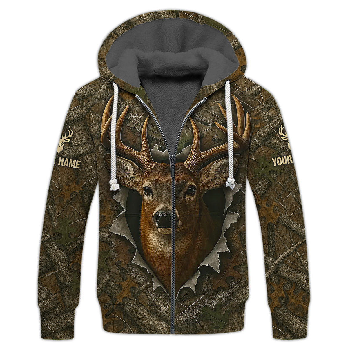 Funny Deer Hunting Hoodie - I Like Big Bucks Design