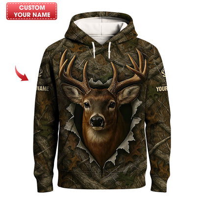 Funny Deer Hunting Hoodie - I Like Big Bucks Design