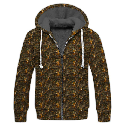 Deer Hunting Camo T-Shirt - Whitetail Buck Forest Print