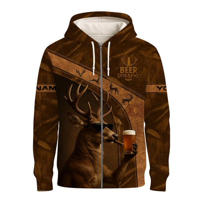 Personalized Deer Hunting Shirt - Funny Beer Season Tee