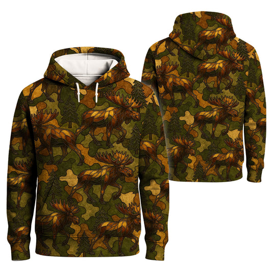 Moose Camo Shirt, Alaskan Hunter Gift