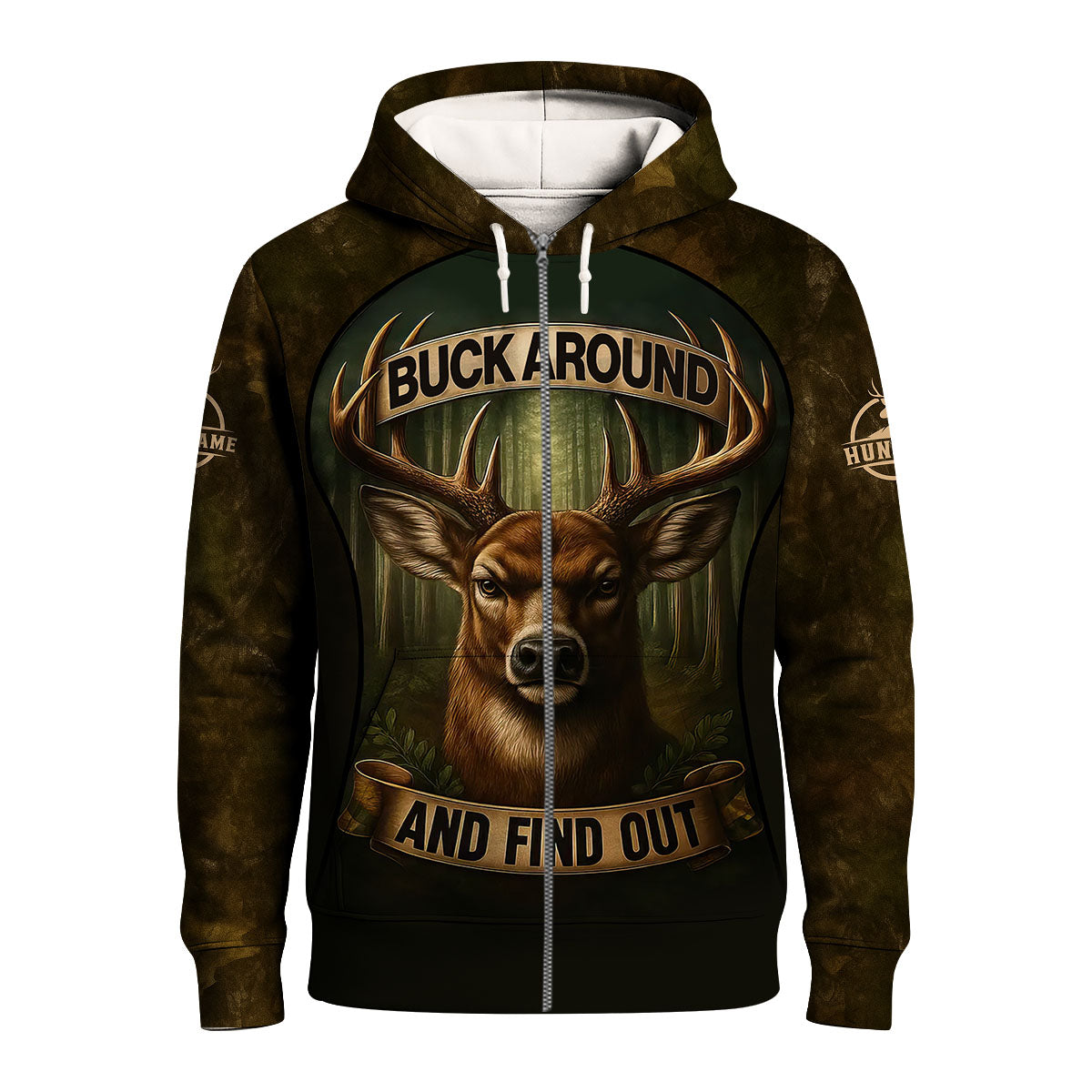 Custom Name "Buck Around" Deer Shirt