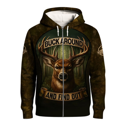 Custom Name "Buck Around" Deer Shirt