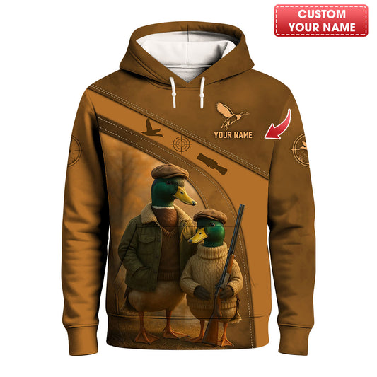 Custom Duck Hunter Shirt, Mallard Tweed Outfit