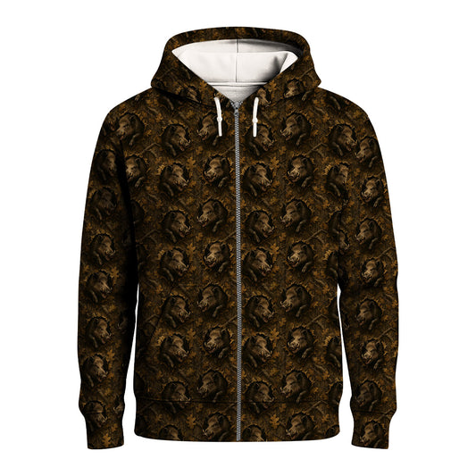 Wild Boar Hunting Shirt, Hog Camo Art