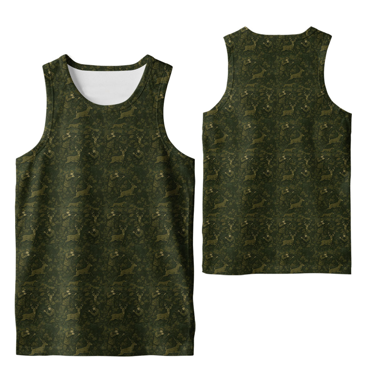 Deer Hunting Camo Shirt - Forest Hunter Pattern Tee
