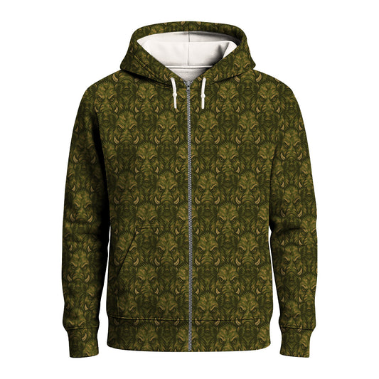 Wild Boar Camo Hoodie – All-Over Print Hunting Shirts