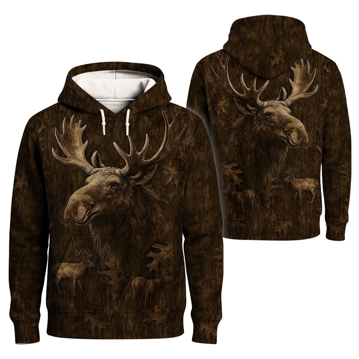 Giant Moose Shirt, Hunting Camo, Alaskan Wildlife Gift