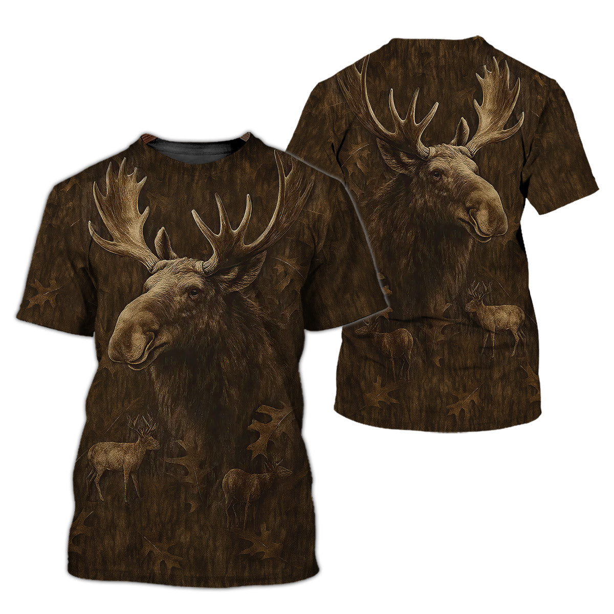 Giant Moose Shirt, Hunting Camo, Alaskan Wildlife Gift
