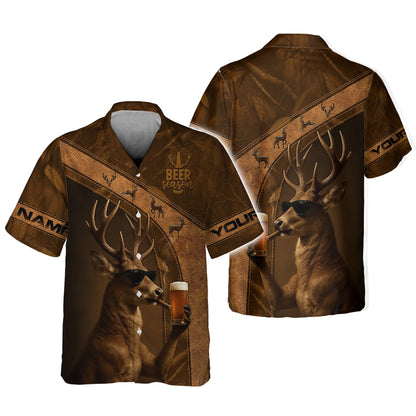 Personalized Deer Hunting Shirt - Funny Beer Season Tee