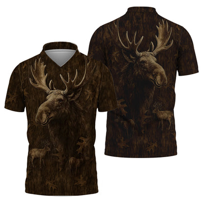 Giant Moose Shirt, Hunting Camo, Alaskan Wildlife Gift