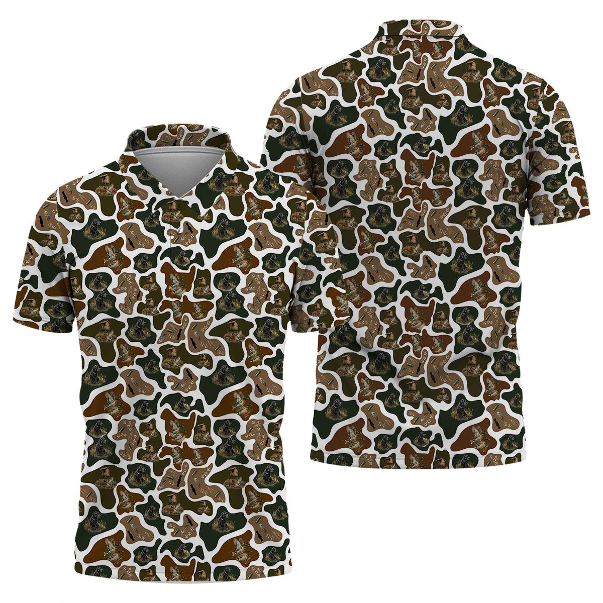 Duck Hunting Camo Pullover, Retriever Dog Hunter Gift
