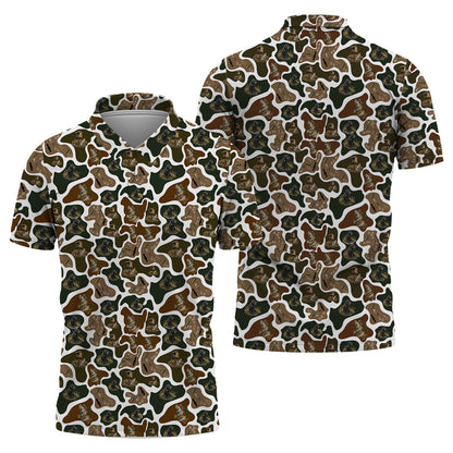 Duck Hunting Camo Pullover, Retriever Dog Hunter Gift