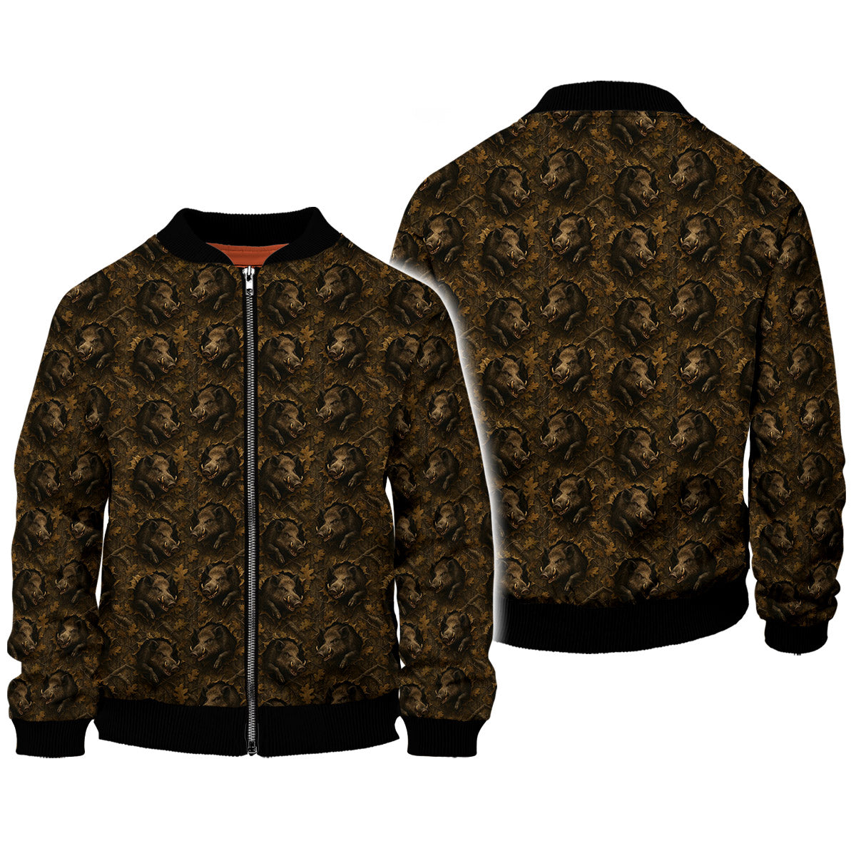 Wild Boar Hunting Shirt, Hog Camo Art