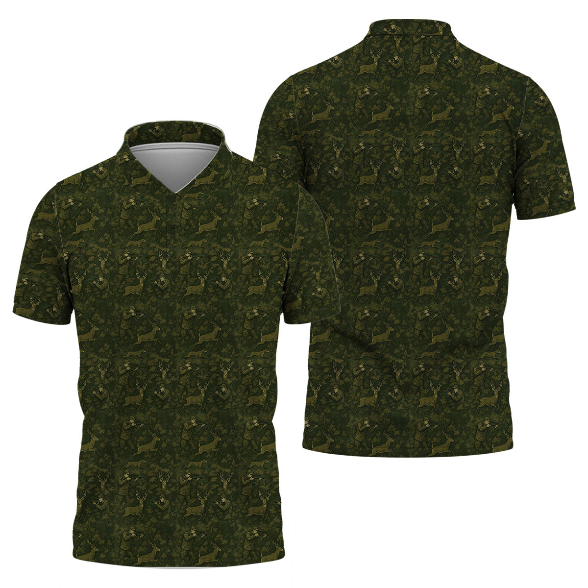 Deer Hunting Camo Shirt - Forest Hunter Pattern Tee