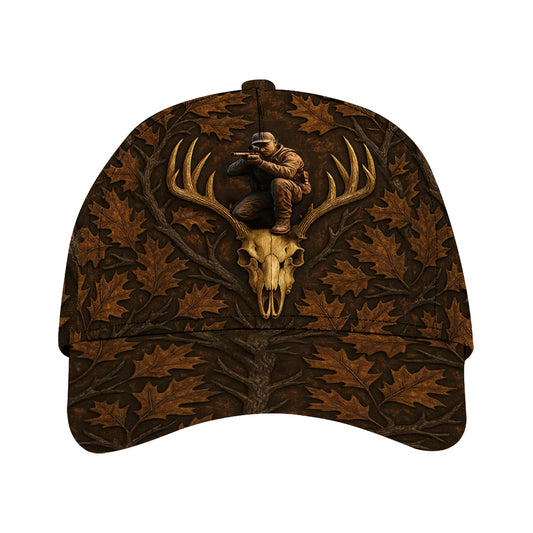 Trophy Hunter Cap with Deer Skull