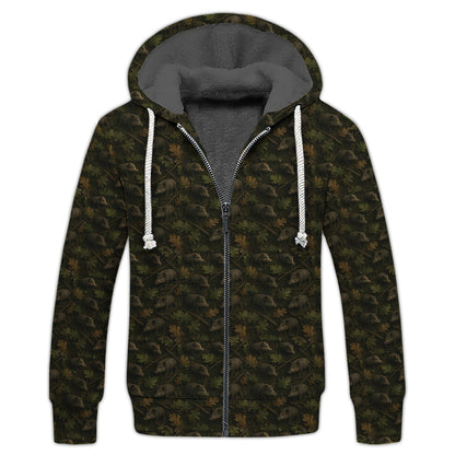 Wild Boar Hunting Camo Pullover Shirt