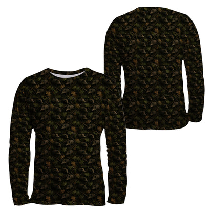 Wild Boar Hunting Camo Pullover Shirt