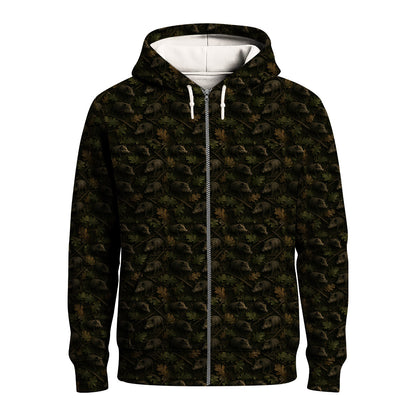 Wild Boar Hunting Camo Pullover Shirt
