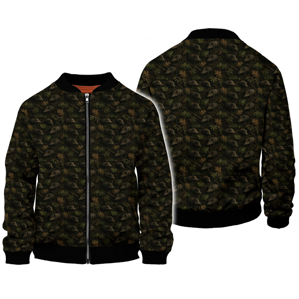 Wild Boar Hunting Camo Pullover Shirt
