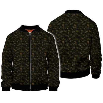 Wild Boar Hunting Camo Pullover Shirt