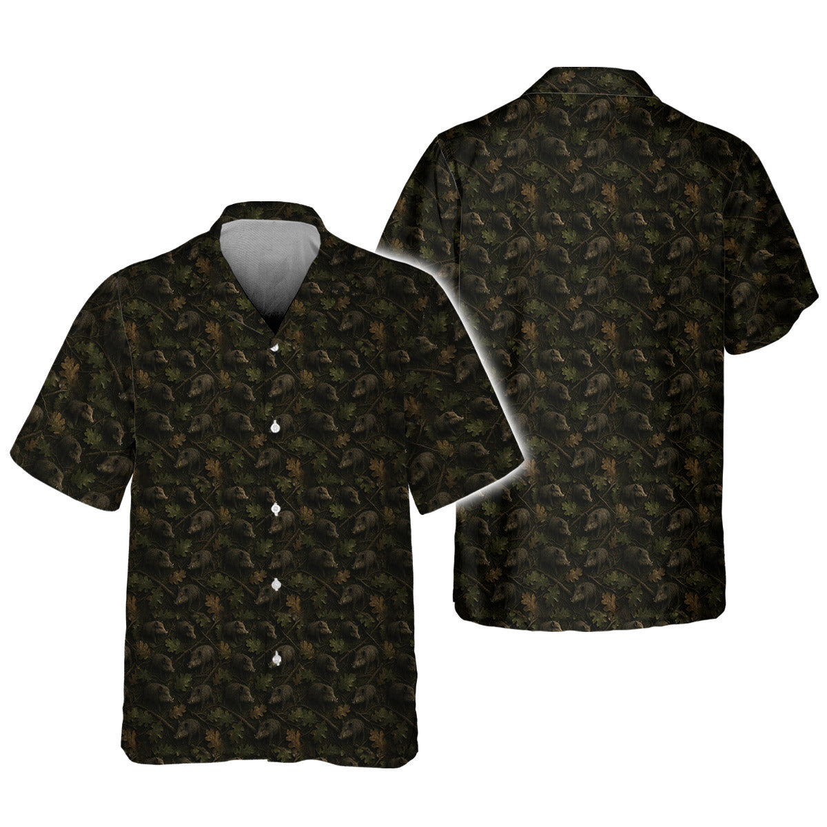 Wild Boar Hunting Camo Pullover Shirt