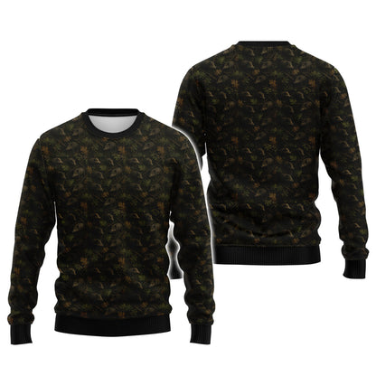 Wild Boar Hunting Camo Pullover Shirt