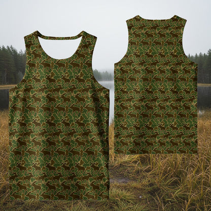 Moose Pattern Camo Hoodie for Hunters – AOP Pullover